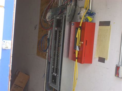 move an electrical box|moving electrical panel extending wires.